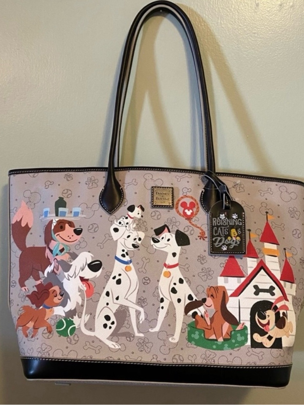 Dooney & Bourke Disney Dogs Tote - Picture 4 of 12
